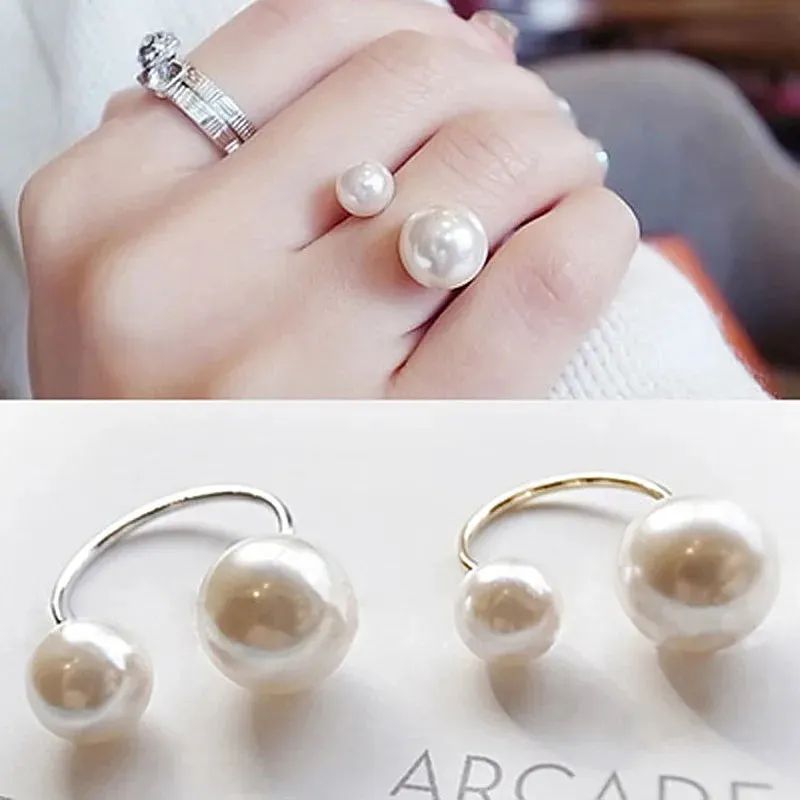 New Simulated Adjustable Fashion Engagement Finger Ring