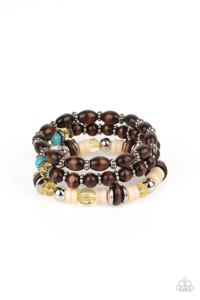 Paparazzi Bracelet ~ Belongs In The Wild - Yellow