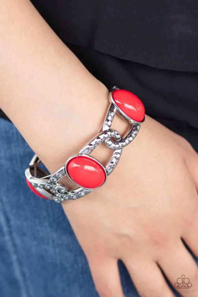 Paparazzi Bracelet ~ Dreamy Gleam - Red