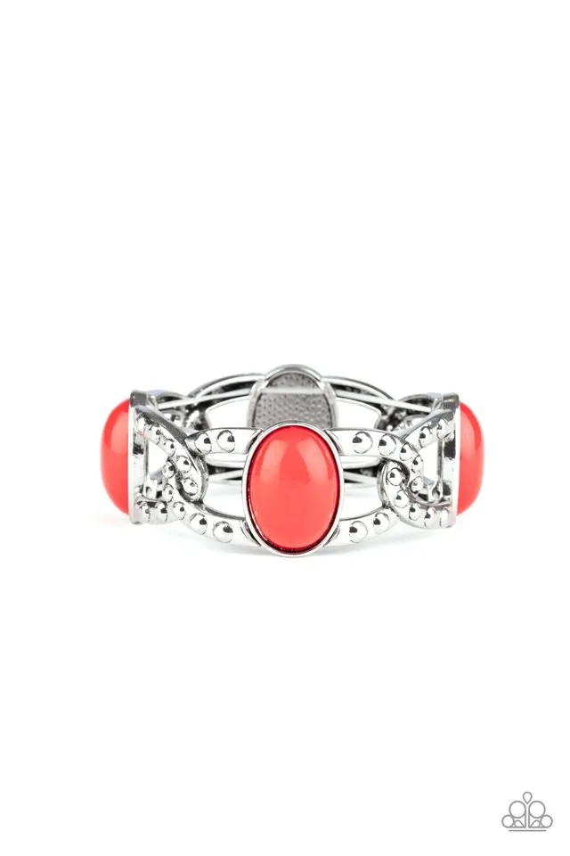 Paparazzi Bracelet ~ Dreamy Gleam - Red