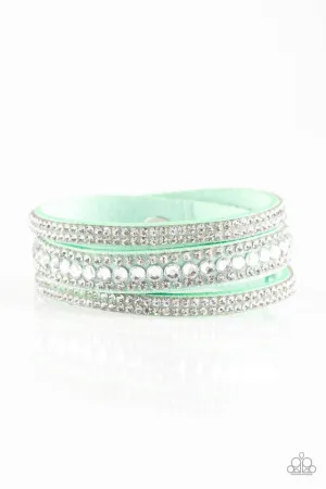 Paparazzi Bracelet ~ Harlem Hustle - Green