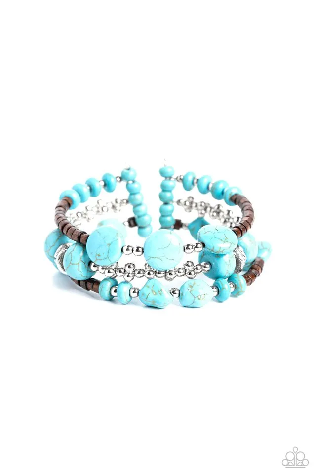 Paparazzi Bracelet ~ Operation Outdoors - Blue