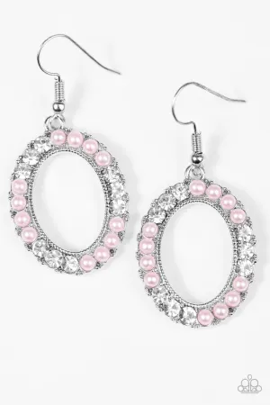 Paparazzi Earring ~ Boss Glam - Pink