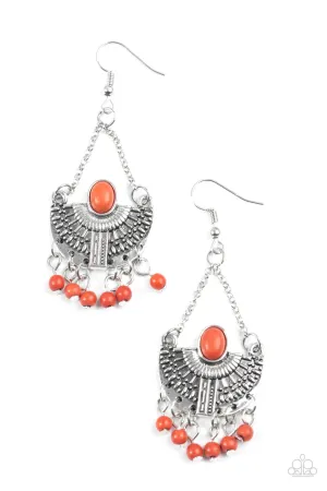 Paparazzi Earring ~ Mesa Music - Orange