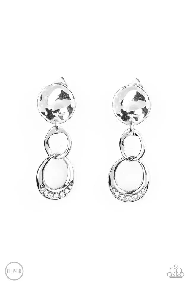 Paparazzi Earring ~ Reshaping Refinement - White