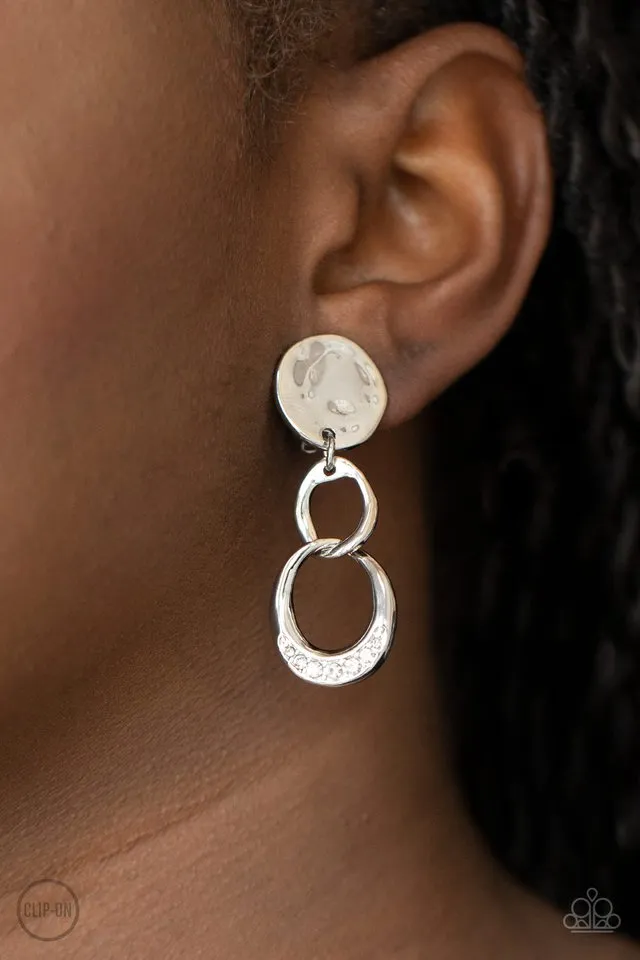 Paparazzi Earring ~ Reshaping Refinement - White