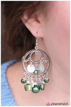 Paparazzi Earring ~ Time Is On Our Side - Green