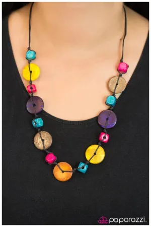 Paparazzi Necklace ~ Boardwalk Beauty - Multi