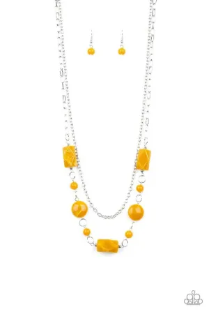 Paparazzi Necklace ~ Colorfully Cosmopolitan - Yellow