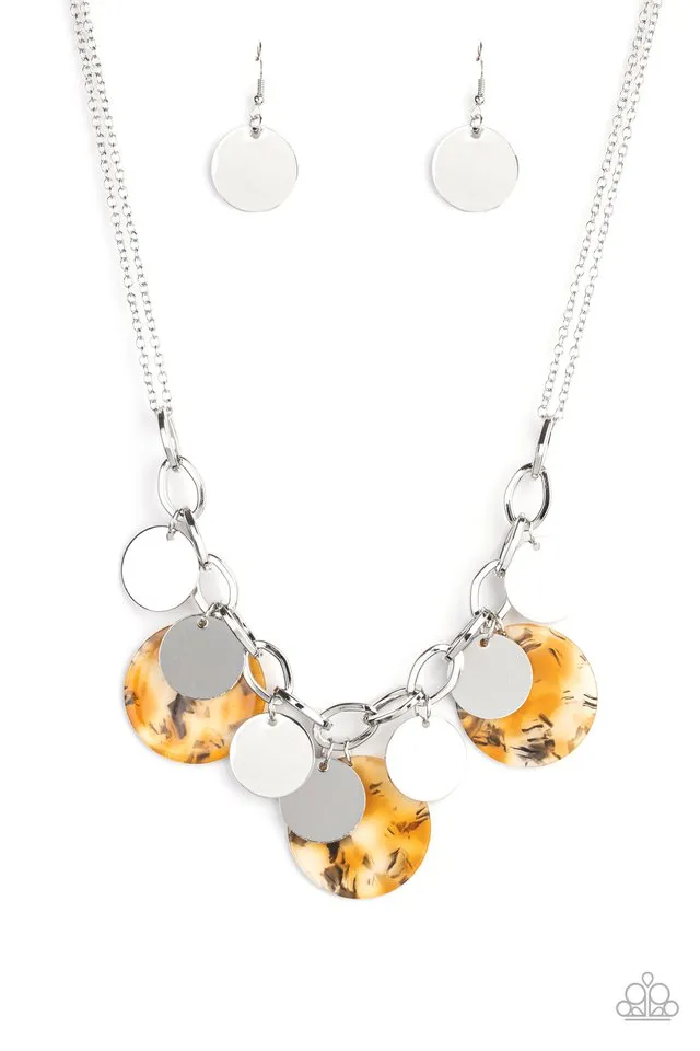 Paparazzi Necklace ~ Confetti Confection - Yellow