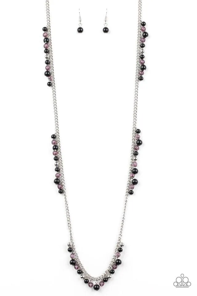 Paparazzi Necklace ~ Miami Mojito - Black