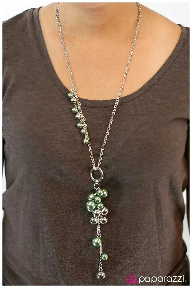 Paparazzi Necklace ~ Party On! - Green