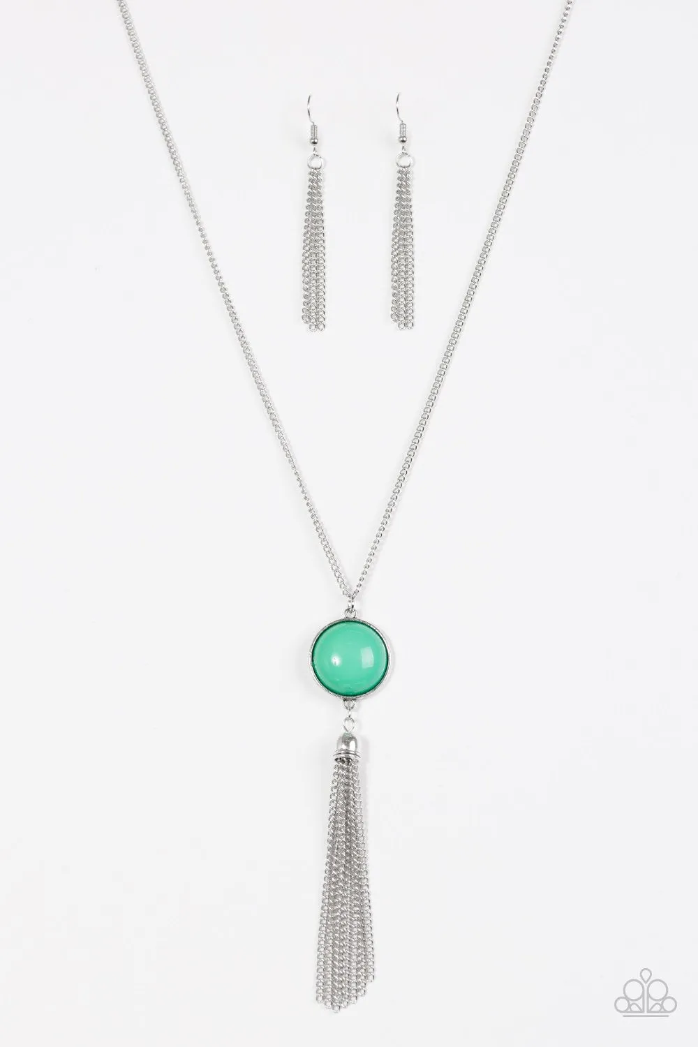 Paparazzi Necklace ~ Pep In Your Step - Green