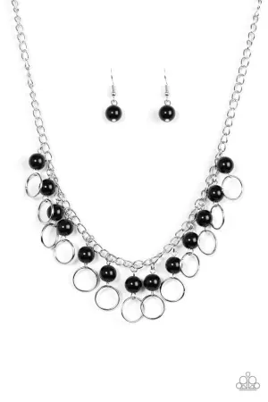 Paparazzi Necklace ~ Run The Show - Black