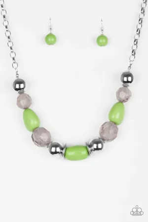 Paparazzi Necklace ~ South Shore Sensation - Green