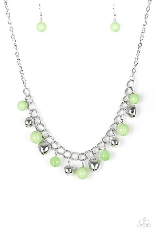 Paparazzi Necklace ~ Summer Fling - Green