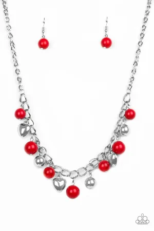 Paparazzi Necklace ~ Summer Fling - Red