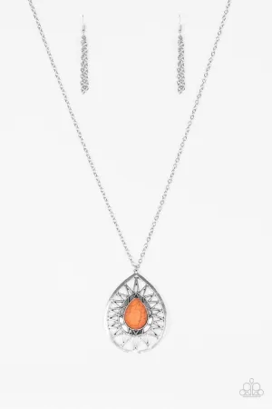 Paparazzi Necklace ~ Summer Sunbeam - Orange