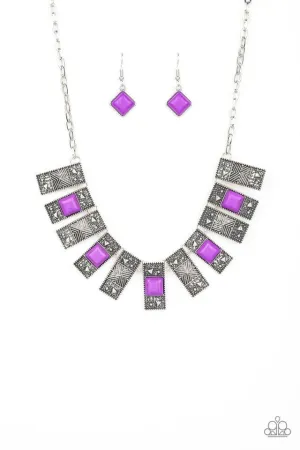 Paparazzi Necklace ~ The MANE Contender - Purple