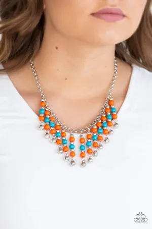 Paparazzi Necklace ~ Your SUNDAES Best - Orange