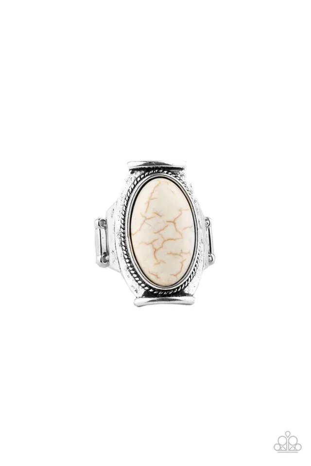 Paparazzi Ring ~ Desert Healer - White