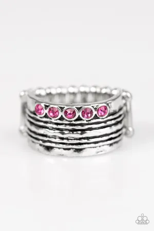 Paparazzi Ring ~ Drink It In - Pink