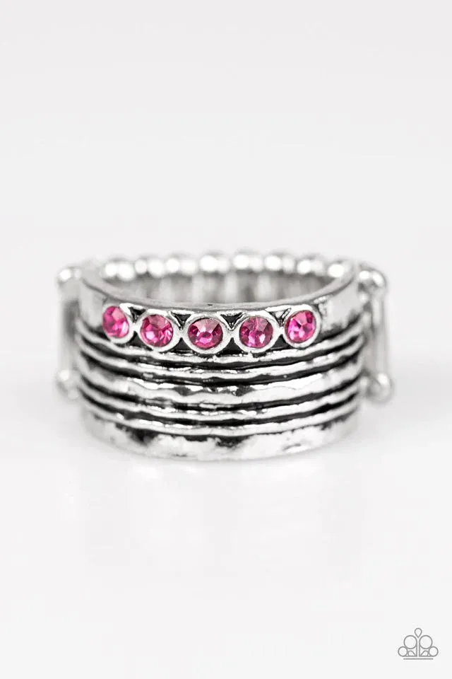 Paparazzi Ring ~ Drink It In - Pink