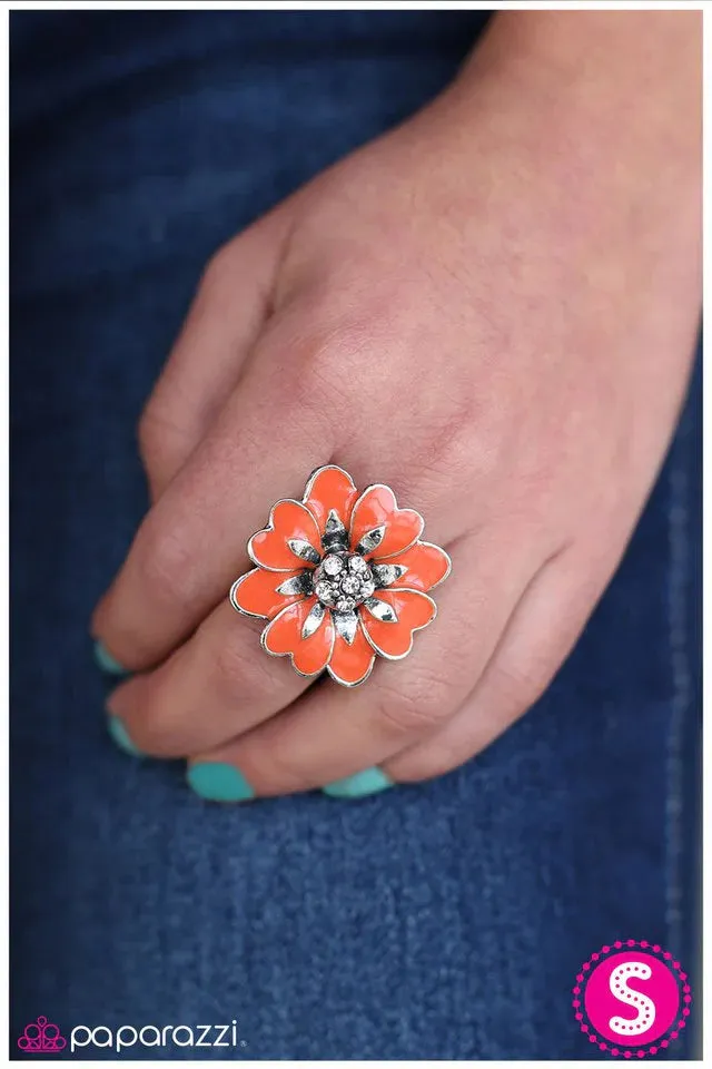 Paparazzi Ring ~ Right On Cue - Orange