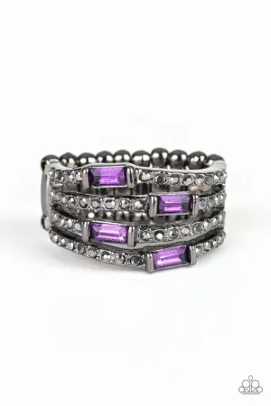 Paparazzi Ring ~ Royal Reflections - Purple