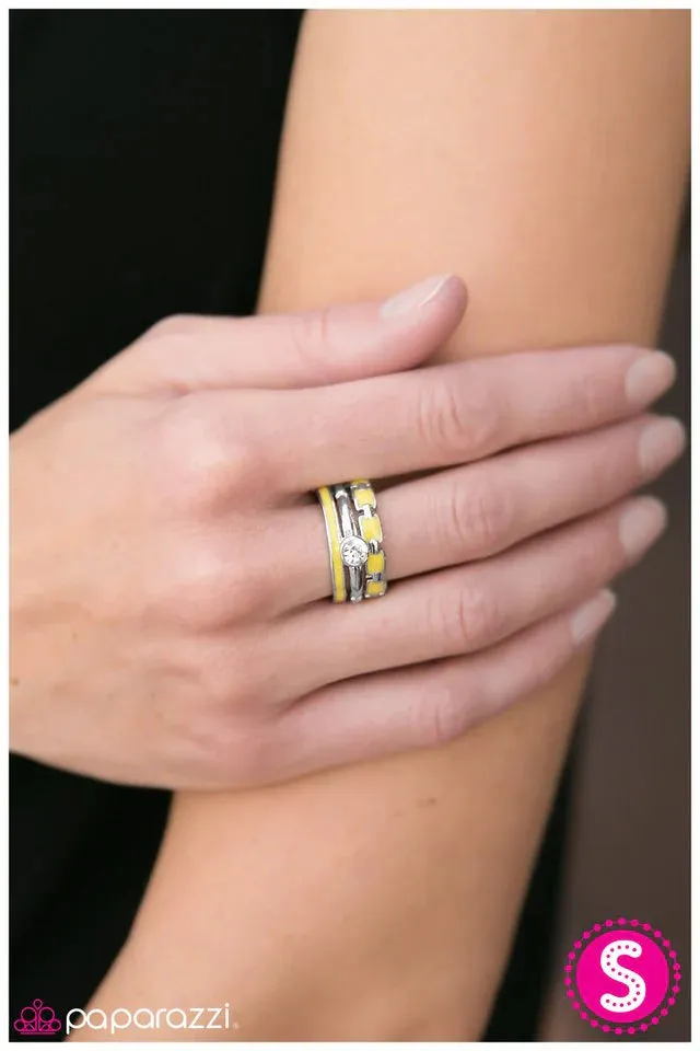 Paparazzi Ring ~ Stairway To Heaven - Yellow