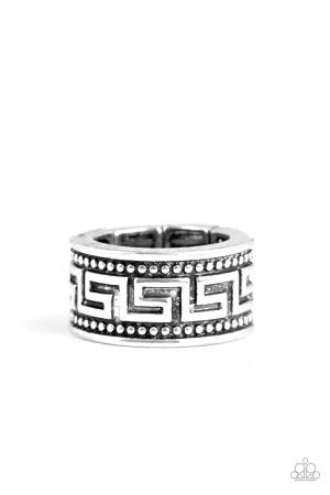 Paparazzi Ring ~ Tycoon Tribe - Silver