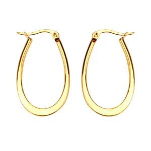 Perfect Future Oval Hoop Earrings