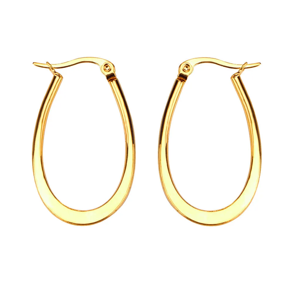 Perfect Future Oval Hoop Earrings