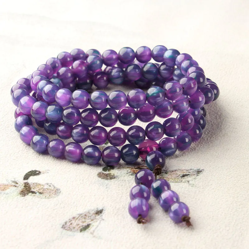 Purple Willow Bracelet Oil Drip