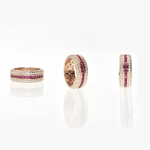 Signature Ruby and Diamond Eternity Ring