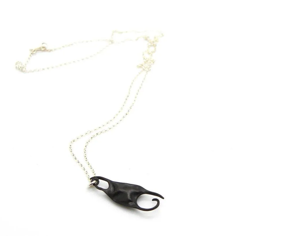 Small Skate Egg Necklace