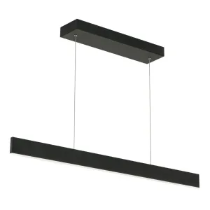 Stealth 36 in. LED Pendant Light Selectable CCT 120-277V Black Finish