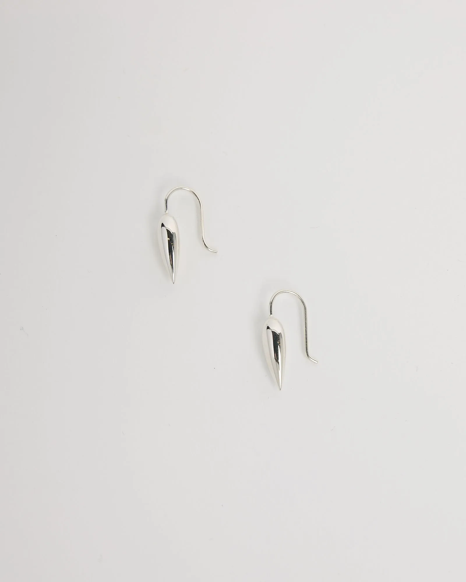 Tiny Spear Earrings in Sterling Silver